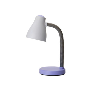 Lampada da tavolo in plastica colore viola